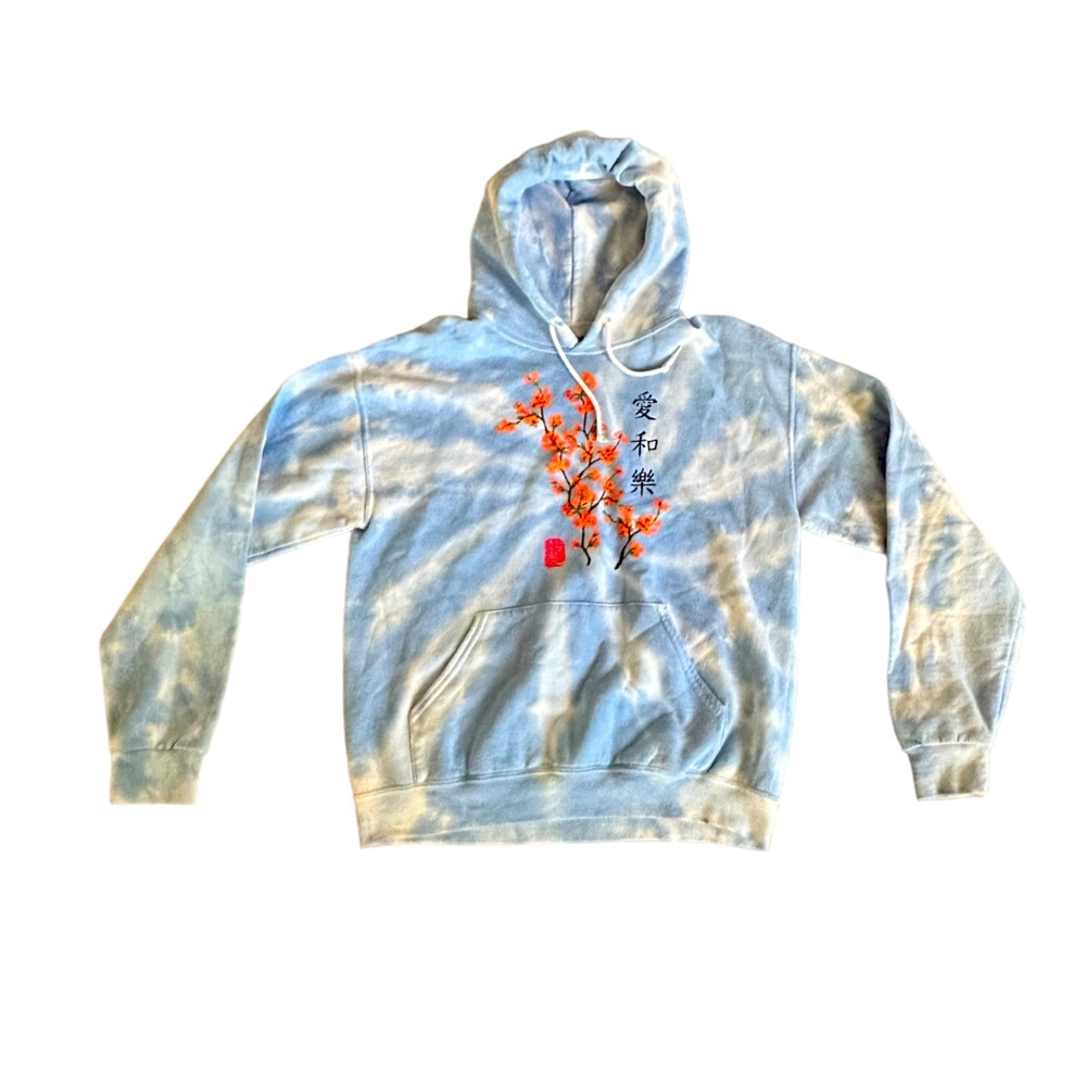 {Artist Union Clothing Co.} Japanese Cherry Blossom Pullover Hoodie